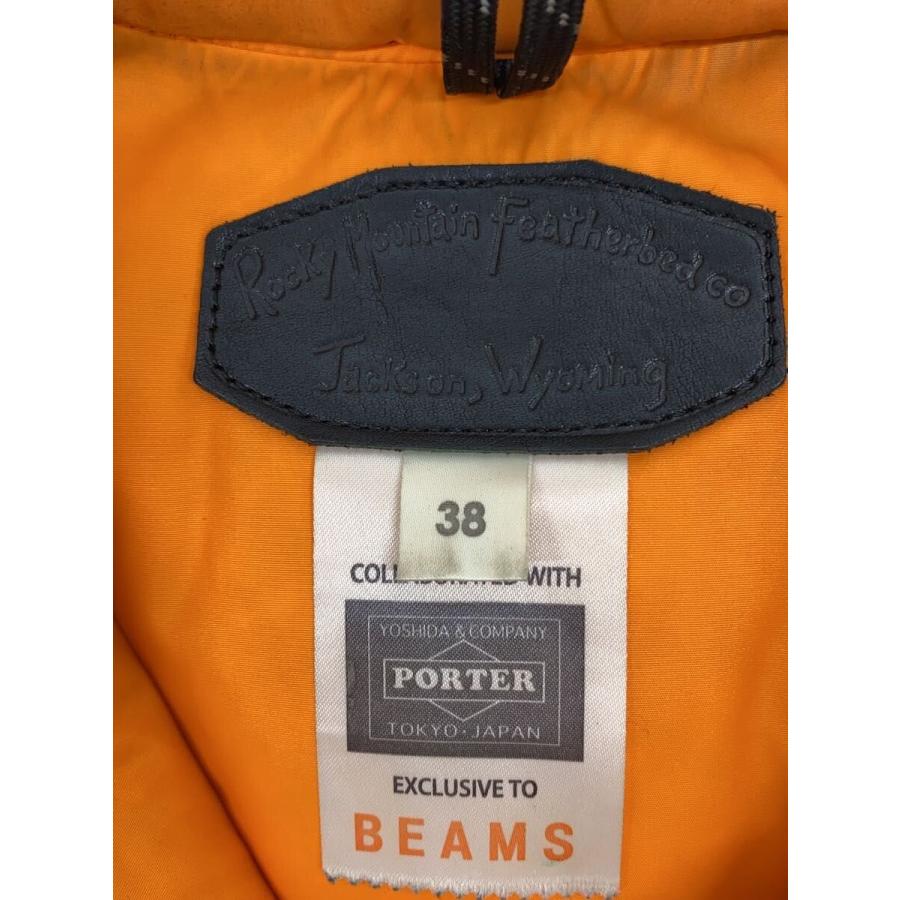 Rocky Mountain Featherbed◇ダウンベスト/×PORTER×BEAMS/38/ナイロン