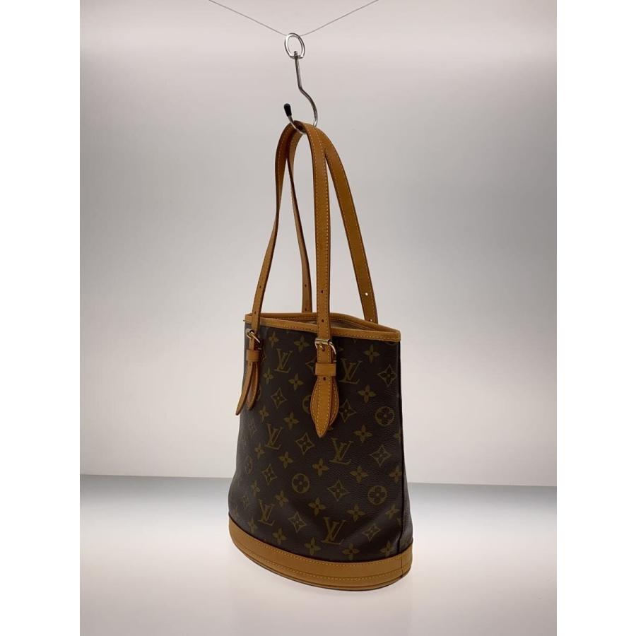 LOUIS VUITTON◆プチ・バケット_モノグラム・キャンバス/PVC/BRW_1