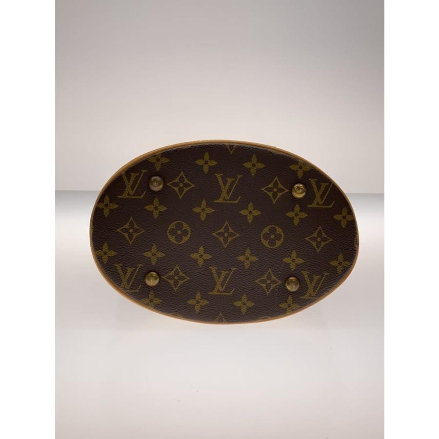 LOUIS VUITTON◆プチ・バケット_モノグラム・キャンバス/PVC/BRW_3