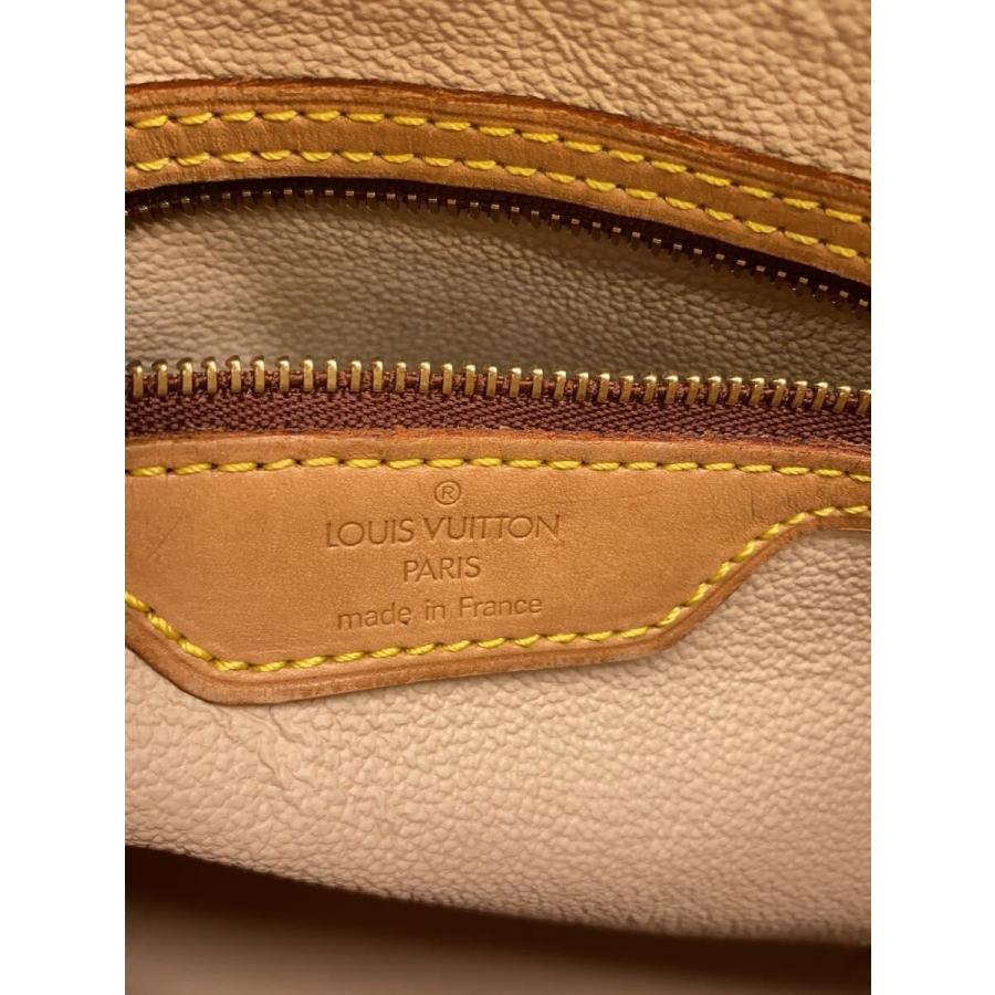 LOUIS VUITTON◆プチ・バケット_モノグラム・キャンバス/PVC/BRW_4