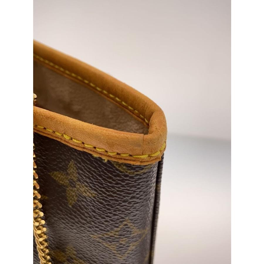 LOUIS VUITTON◆プチ・バケット_モノグラム・キャンバス/PVC/BRW_6