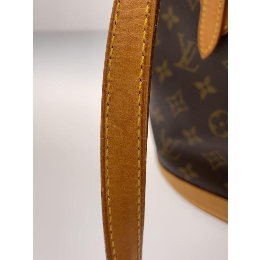 LOUIS VUITTON◆プチ・バケット_モノグラム・キャンバス/PVC/BRW_8