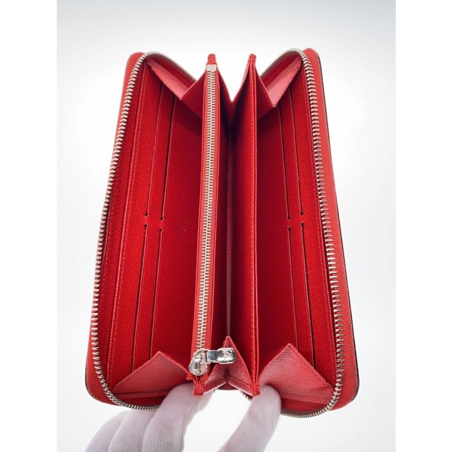 LOUIS VUITTON◇ジッピー・ウォレット_エピ/レザー/RED/レディース
