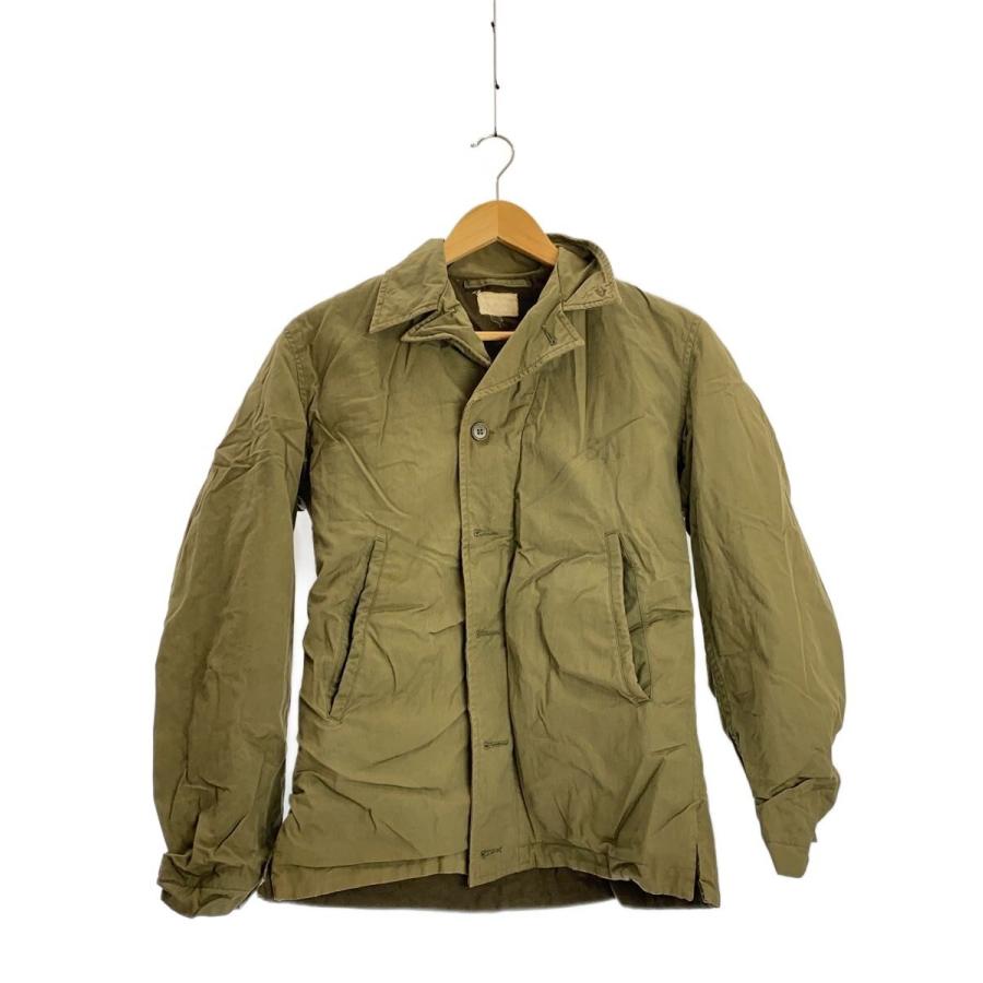 40s US NAVY N-4 ジャケット　サイズ36 US.NAVY◇40s/N-4/デッキジャケット/--/コットン/KHK : セカンド