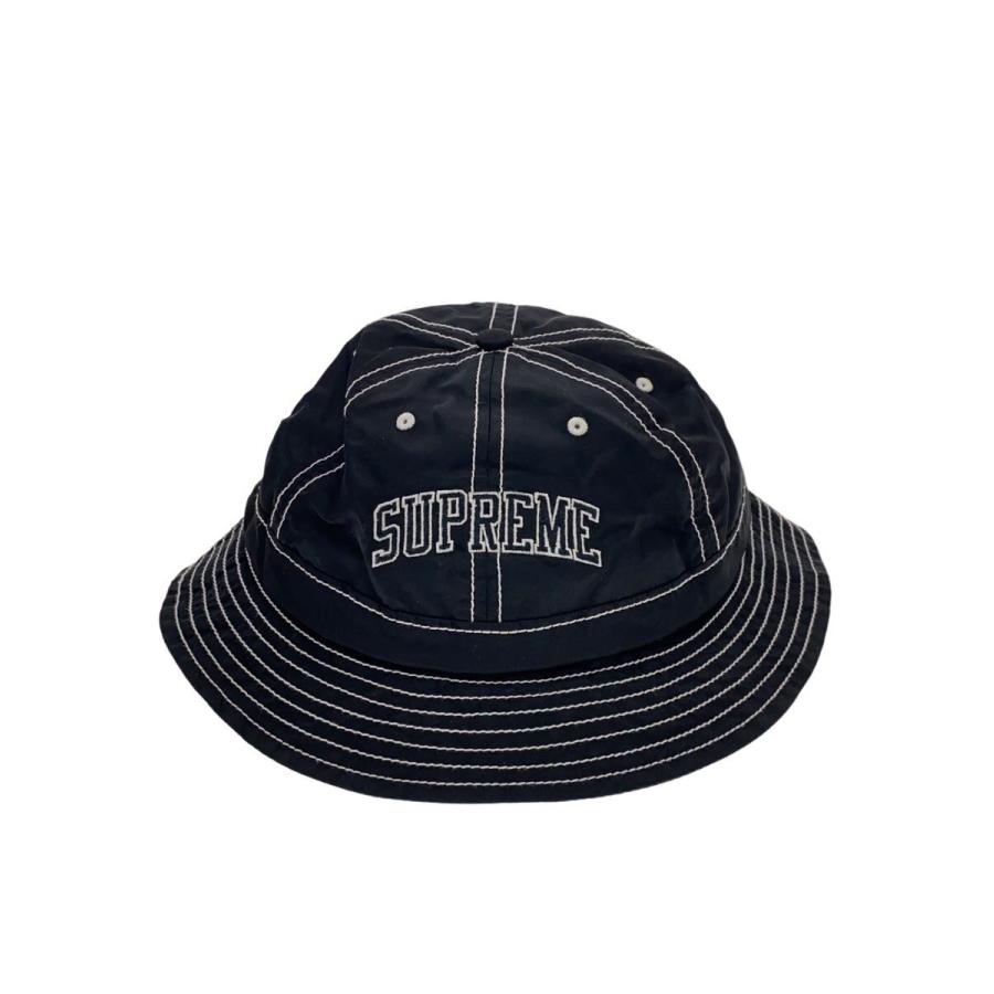 Supreme◇19AW/NYLON BELL HAT/バケットハット/M/ナイロン/BLK/メンズ