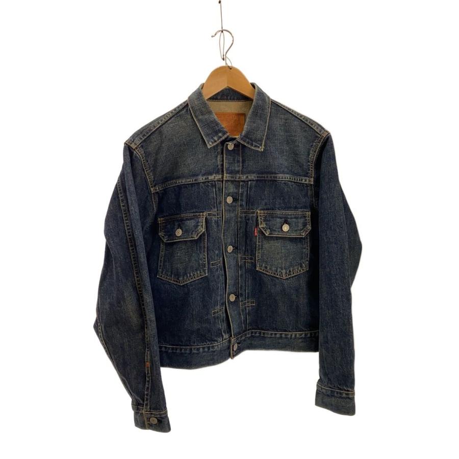 Levi's◇90s/71507xx/2nd復刻/日本製/Gジャン/40/コットン/BLU