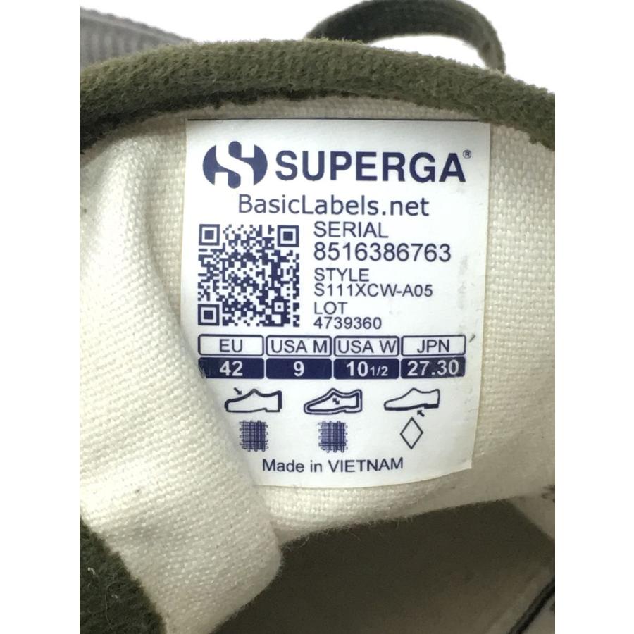 SUPERGA◆artifact by superga/ハイカットスニーカー/42/KHK｜ssol-shopping｜05