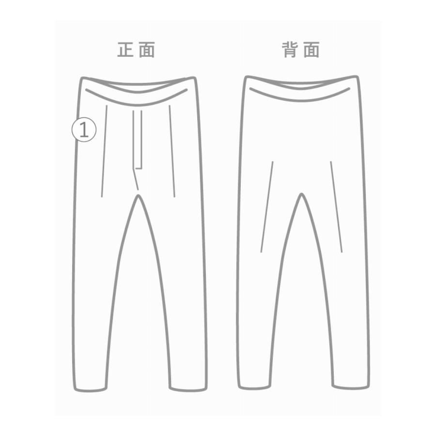 山内◆20SS/有松塩縮加工リネンワンタックスリムパンツ5/リネン/BLK/20s62-B/色褪せ有り｜ssol-shopping｜07