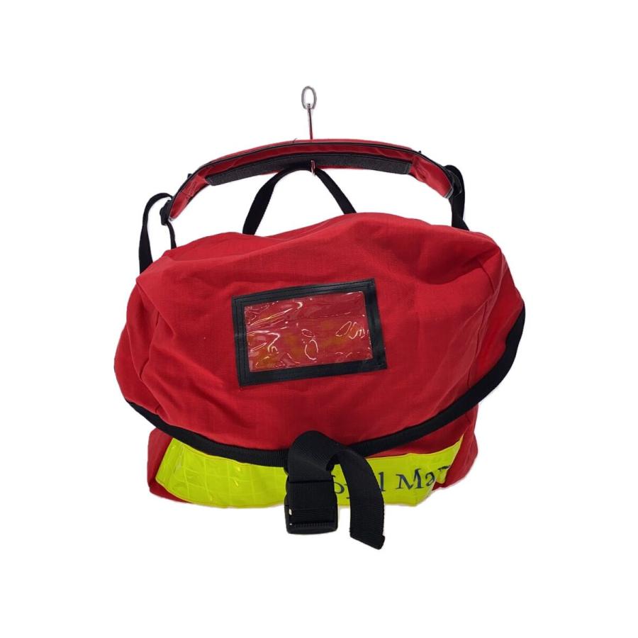 ROYAL MAIL◇メッセンジャーバッグ/ナイロン/RED/ホツレ有り