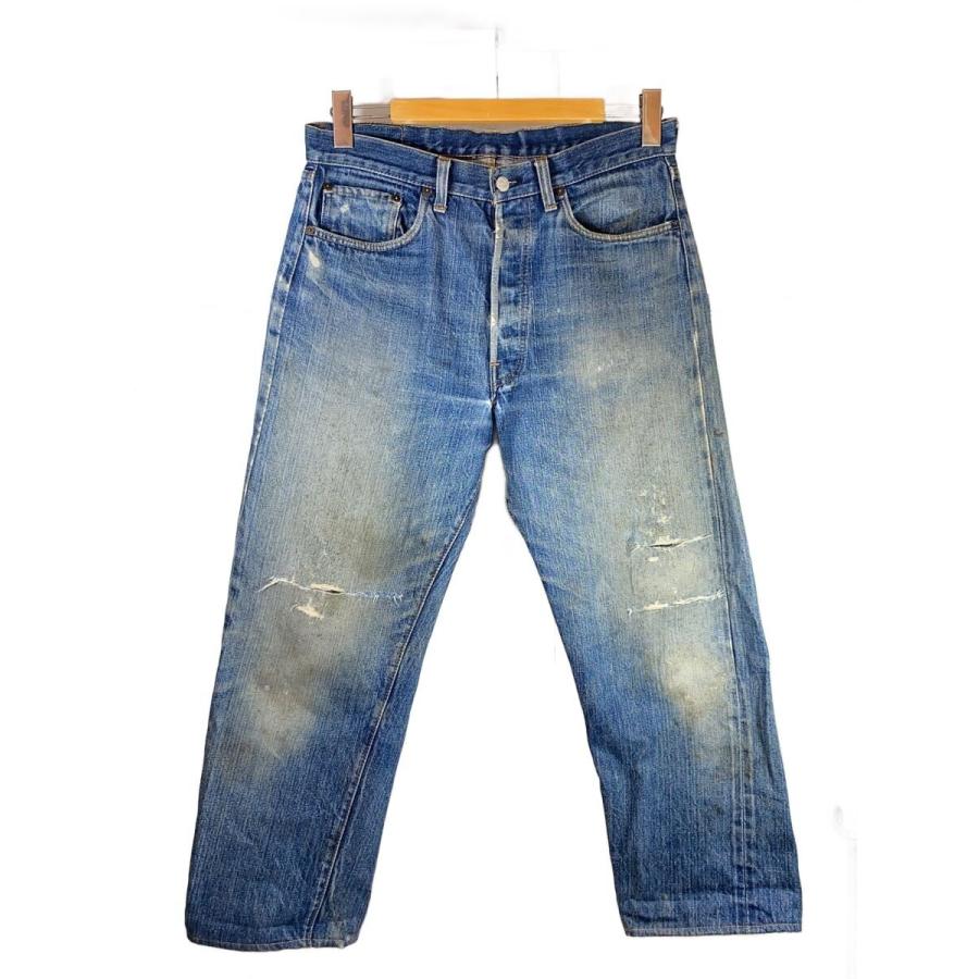 Levi’s / 70s/501/66前期/ストレートパンツ/実寸38×31/デニム/スモールe/ボタン裏6 Levi's◇70s/501/66前期/ボタン裏6/ストレートパンツ/--/デニム/IDG