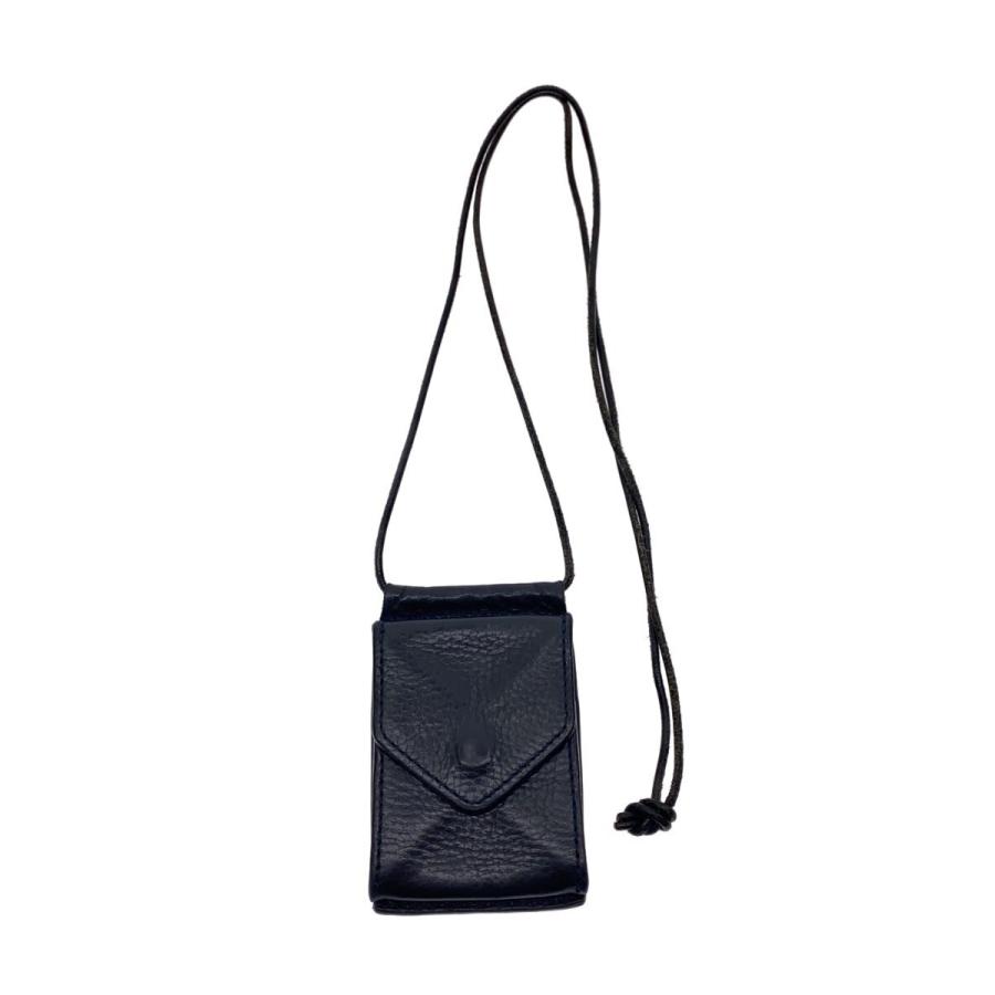 Hender Scheme◇ハングウォレット/レザー/BLK/無地/メンズ : セカンド