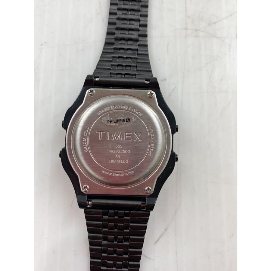 TIMEX◇クォーツ腕時計/デジタル/--/BLK/BLK : セカンドストリート