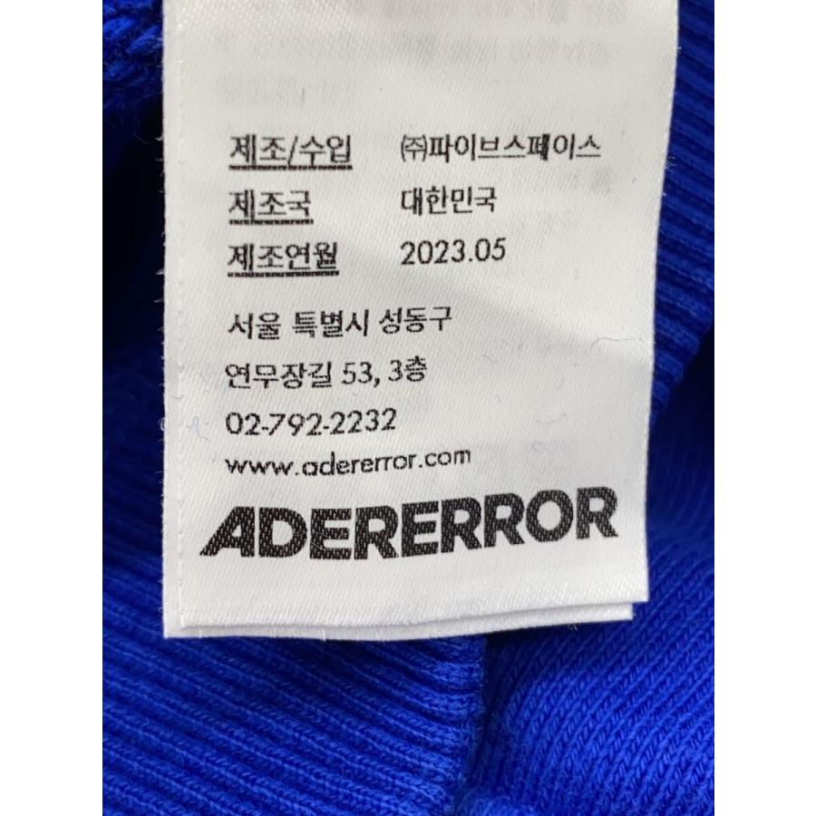 ADER ERROR / 23AW/スウェット/L/コットン/BLU/BMADFWSW0105BL ADER ERROR◇23AW/スウェット/L/コットン/BLU/BMADFWSW0105BL