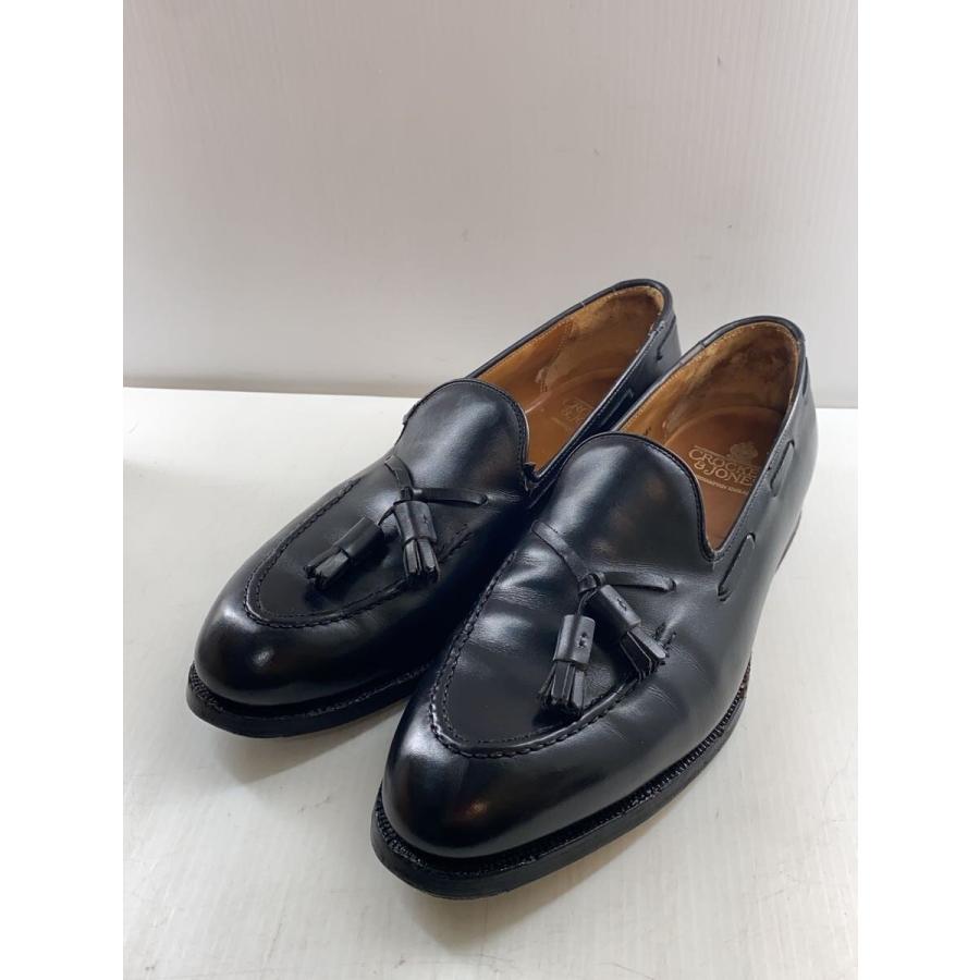CROCKETT&JONES◆履きジワ・スレ・キズ有/CAVENDISH/タッセルローファー/ローファー/UK10/ブラック_1