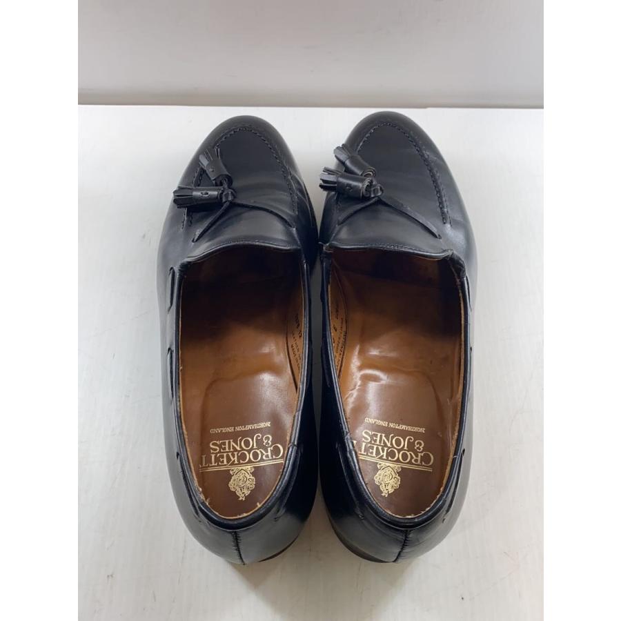 CROCKETT&JONES◆履きジワ・スレ・キズ有/CAVENDISH/タッセルローファー/ローファー/UK10/ブラック_2