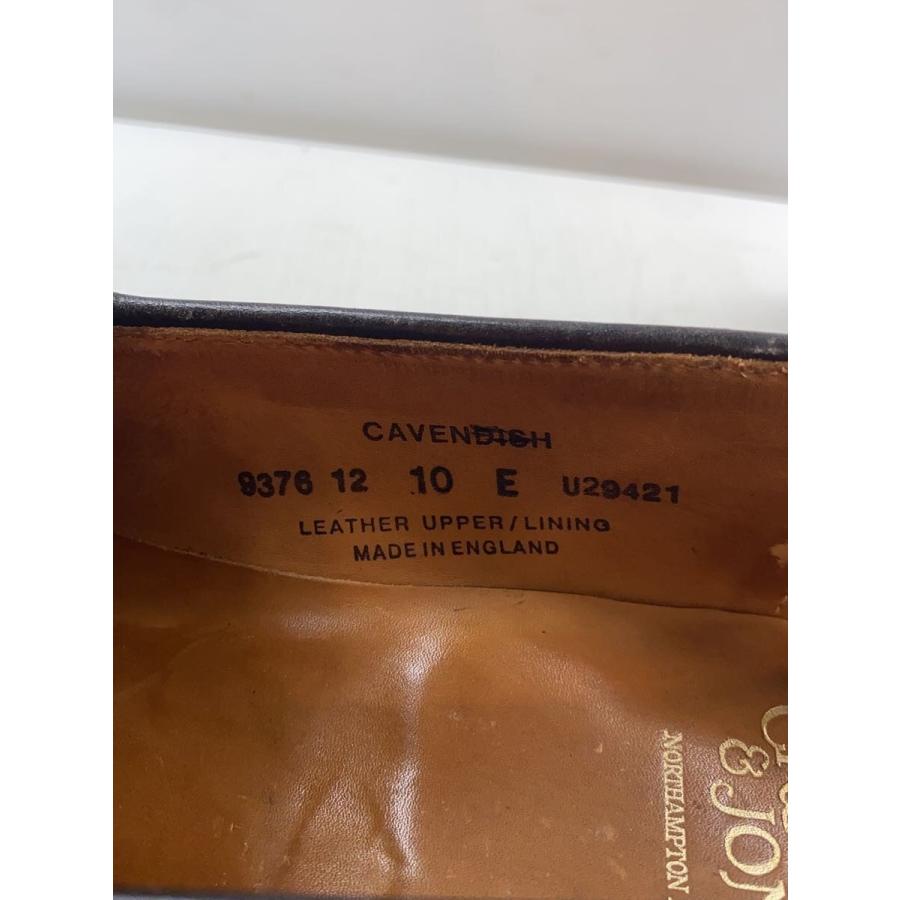 CROCKETT&JONES◆履きジワ・スレ・キズ有/CAVENDISH/タッセルローファー/ローファー/UK10/ブラック_4
