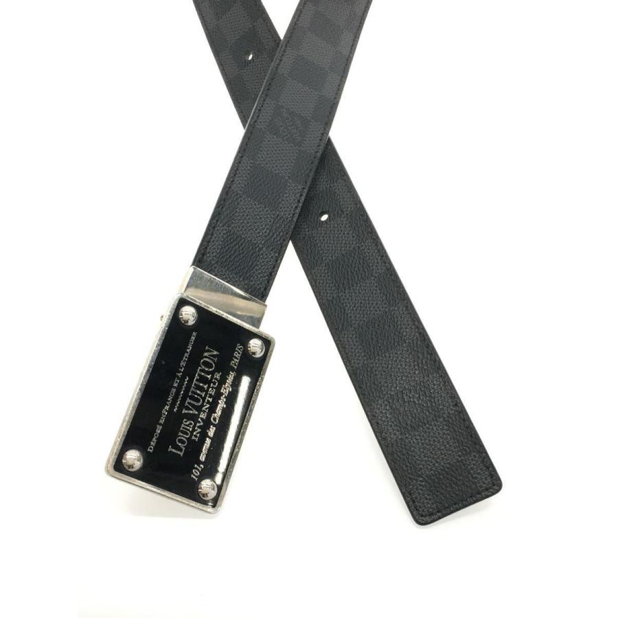 LOUIS VUITTON◇LOUIS VUITTON ルイヴィトン/ベルト/--/ブラック LOUIS VUITTON◇LOUIS VUITTON ルイヴィトン/ベルト/--/ブラック