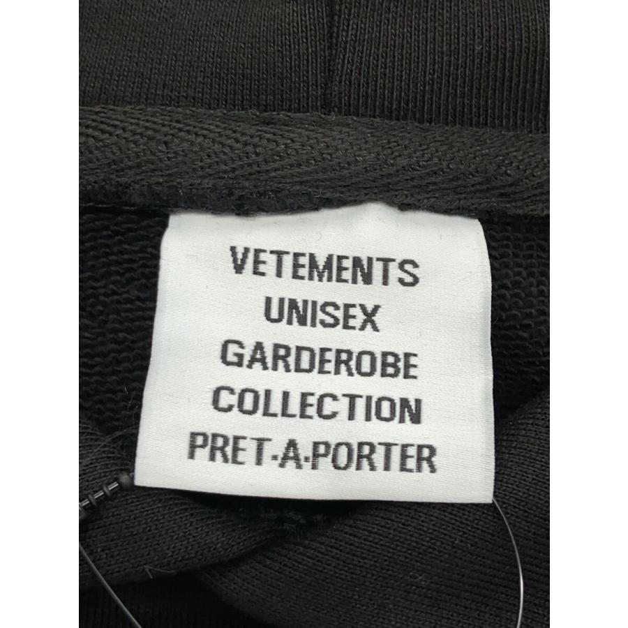 VETEMENTS◇パーカー/M/コットン/BLK/UE63TR320P : セカンドストリート