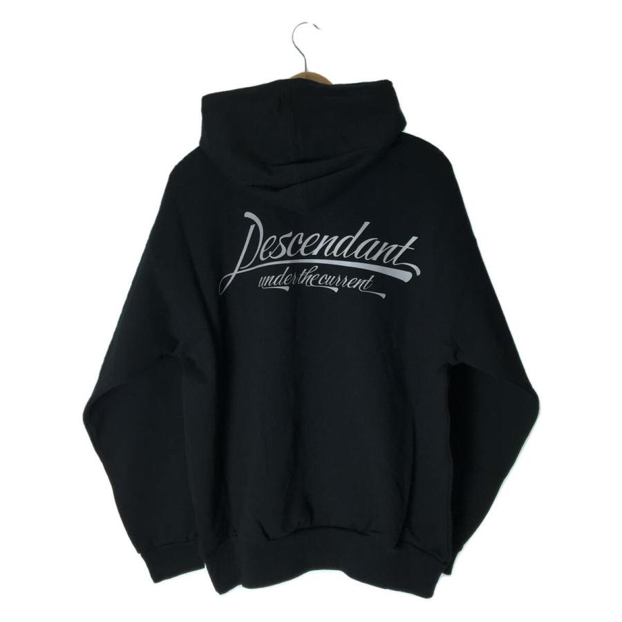 DESCENDANT◇UNDER THE CURRENT/パーカー/2/コットン/BLK