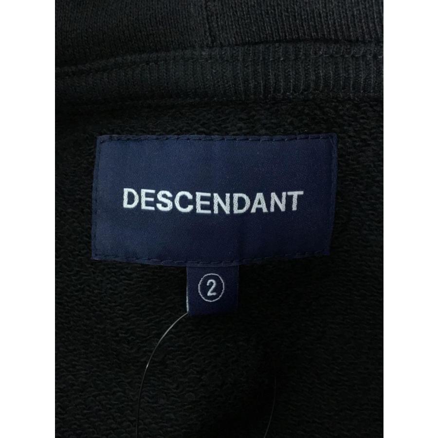 DESCENDANT◇UNDER THE CURRENT/パーカー/2/コットン/BLK