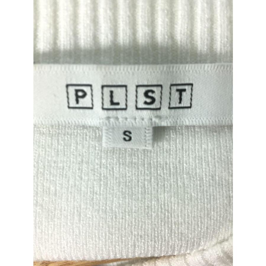 PLST◆スウェット/S/レーヨン/WHT/ボーダー｜ssol-shopping｜04