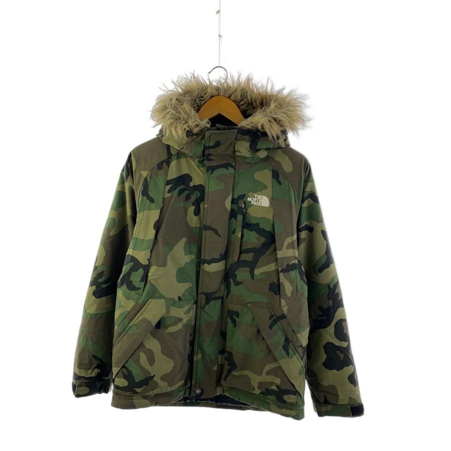THE NORTH FACE◇Novelty Elebus Jacket/S/ナイロン/KHK/カモフラ 