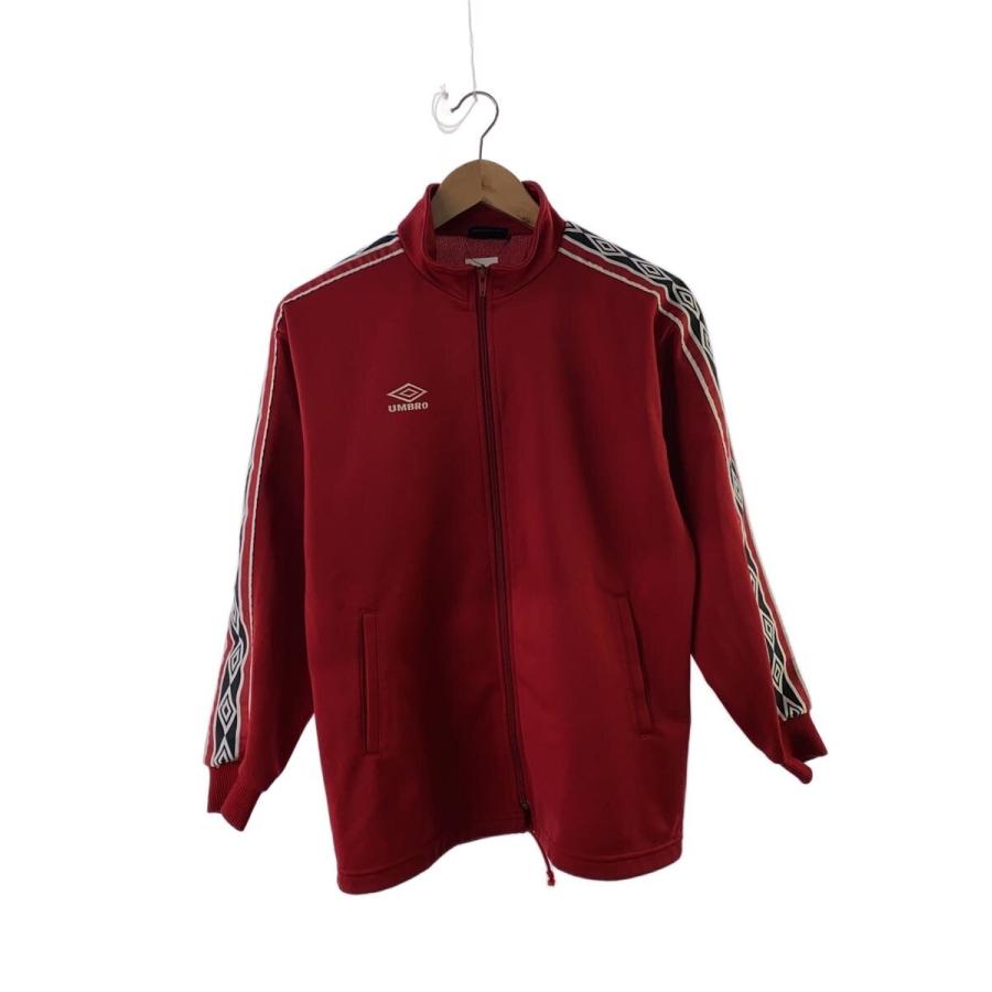 UMBRO / ジャケット/L/ポリエステル/RED// UMBRO◇トラックジャケット/JASPO160/デサント製/ポリエステル/RED