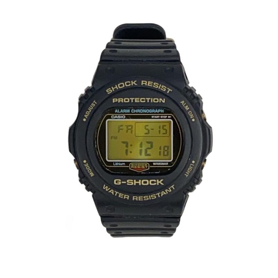 CASIO◇クォーツ腕時計/デジタル/ラバー/BLK/BLK/DW-5735D-1BJR