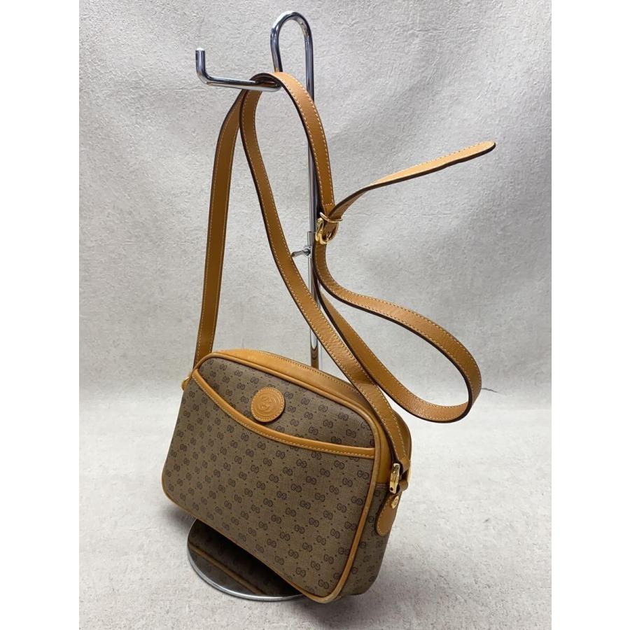GUCCI◇オールドグッチ/ショルダーバッグ/ベージュ/総柄/007・56 GUCCI◇オールドグッチ/ショルダーバッグ/ベージュ/総柄/007・56