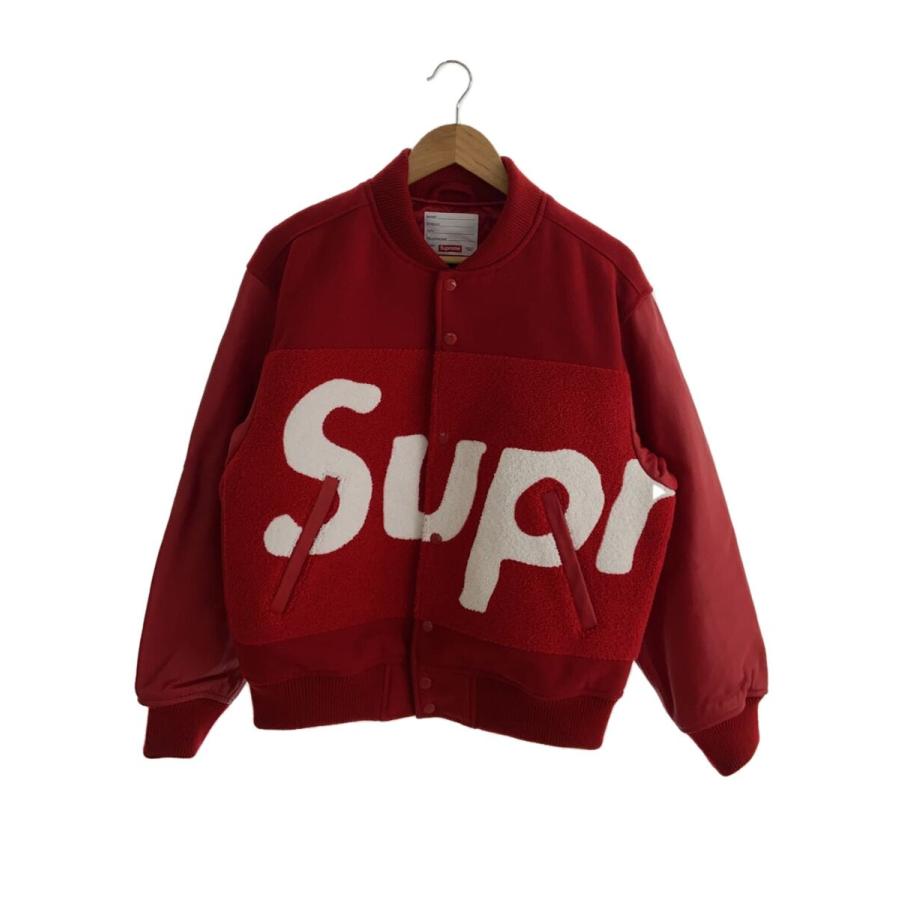 Supreme◇24ss/BIG Logo Chenille Varsity Jacket/スタジャン/S/ウール