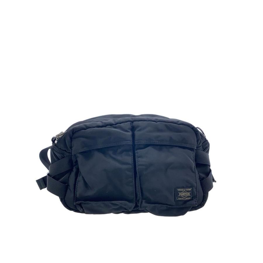 ポーター タンカー ショルダーバッグ ボディバッグ ナイロン PORTER◇タンカー/ショルダーバッグ/ナイロン/BLK// : セカンド