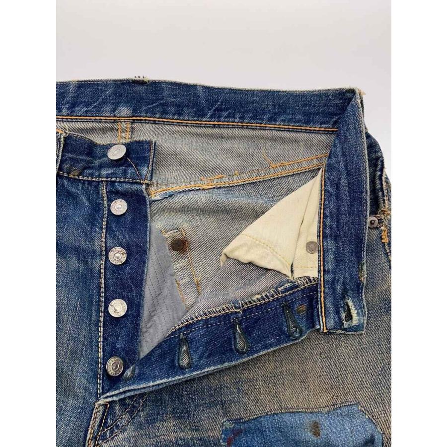Levi's◇VT/50s/XX/501/革パッチ期/ストレートパンツ/31/デニム/IDG