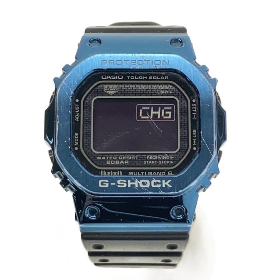 CASIO◇ソーラー腕時計・G-SHOCK/デジタル/BLU : セカンドストリート