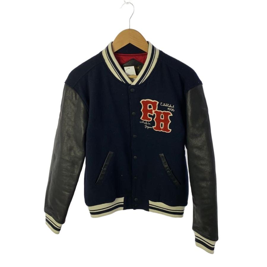 THE FLAT HEAD◇スタジャン/40/ウール/NVY/LOT-STJ-63 : セカンド