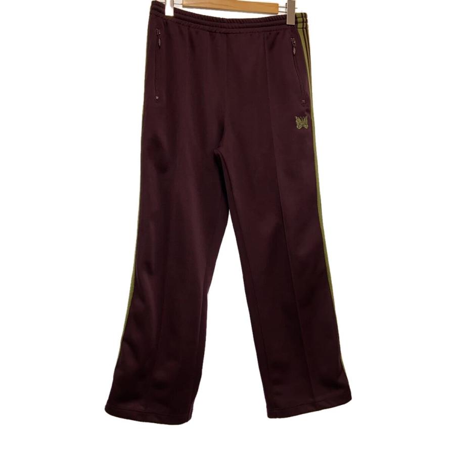 【しんちゃん】Needles トラックパンツ　21aw ボルドーストレート Needles◇21AW/TRACK PANT/ボトム/M/ポリエステル/パープル/J0222