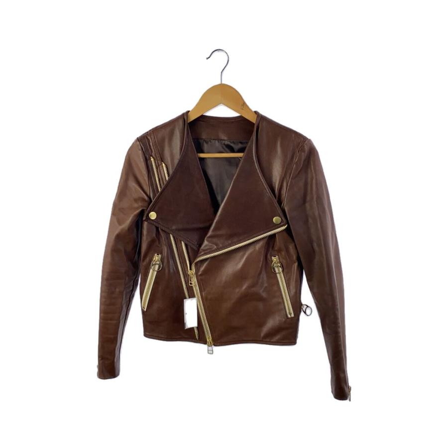 レザーレディースライダース本革banal chic bizarre banal chic bizarre◇シングルライダースジャケット/2/レザー/BRW