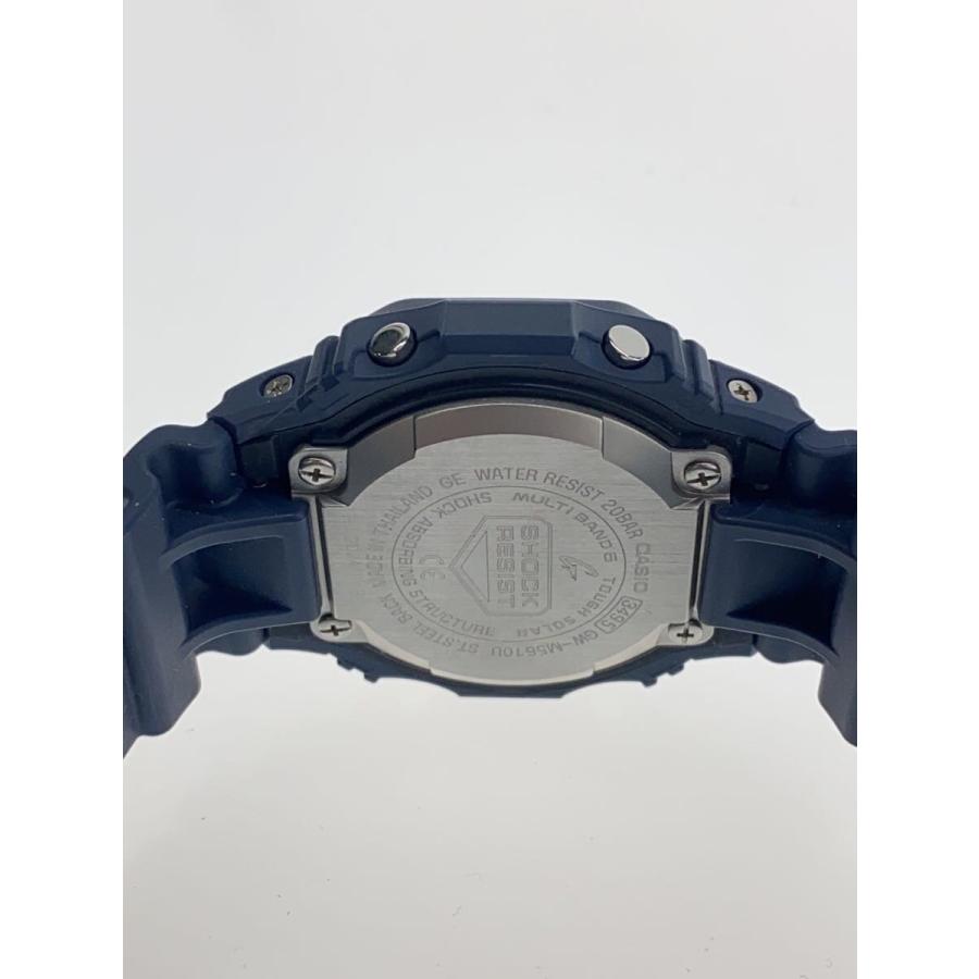 CASIO◇ソーラー腕時計_G-SHOCK/デジタル/ラバー/BLK/NVY : セカンド