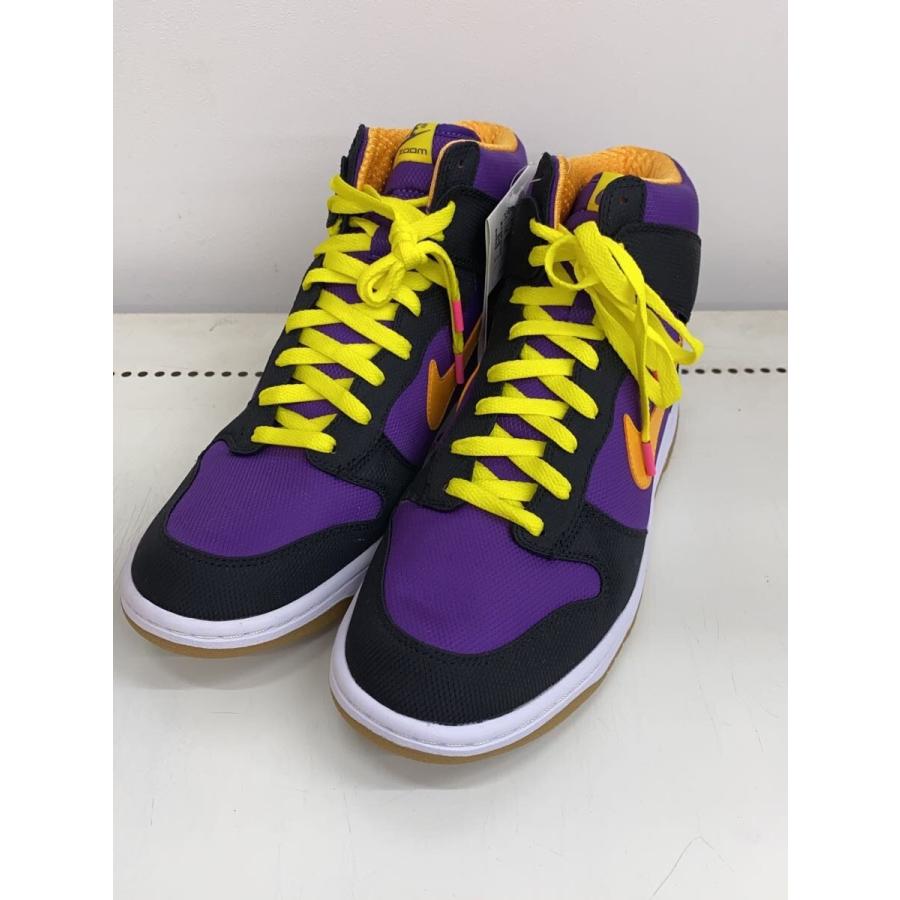 NIKE◇DUNK HIGH SUPREME/ダンクハイサプリーム/パープル/324759