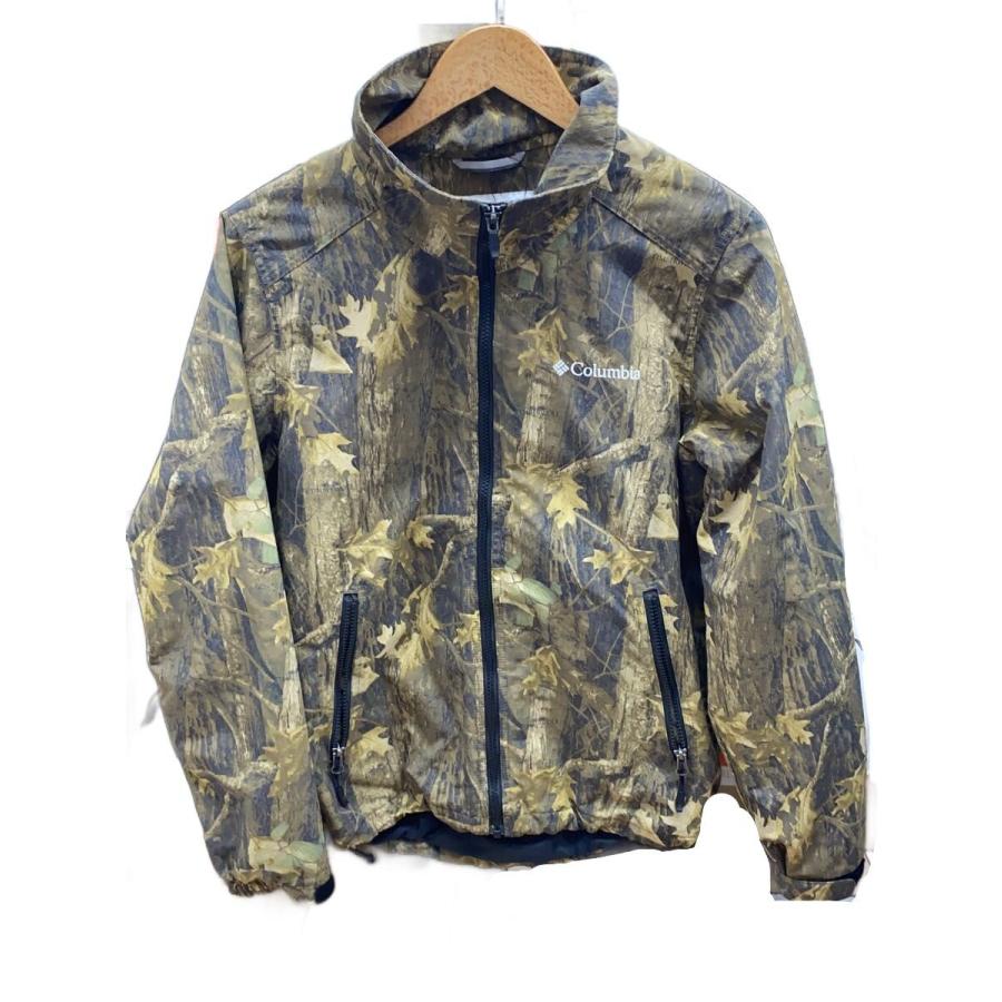 Columbia◇ナイロンジャケット/S/ナイロン/KHK/カモフラ/PM3819