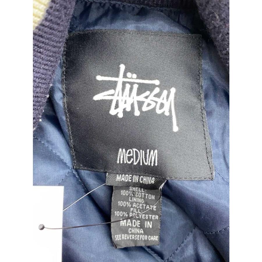 STUSSY◇スタジャン/M/コットン/NVY/109kv : セカンドストリートYahoo