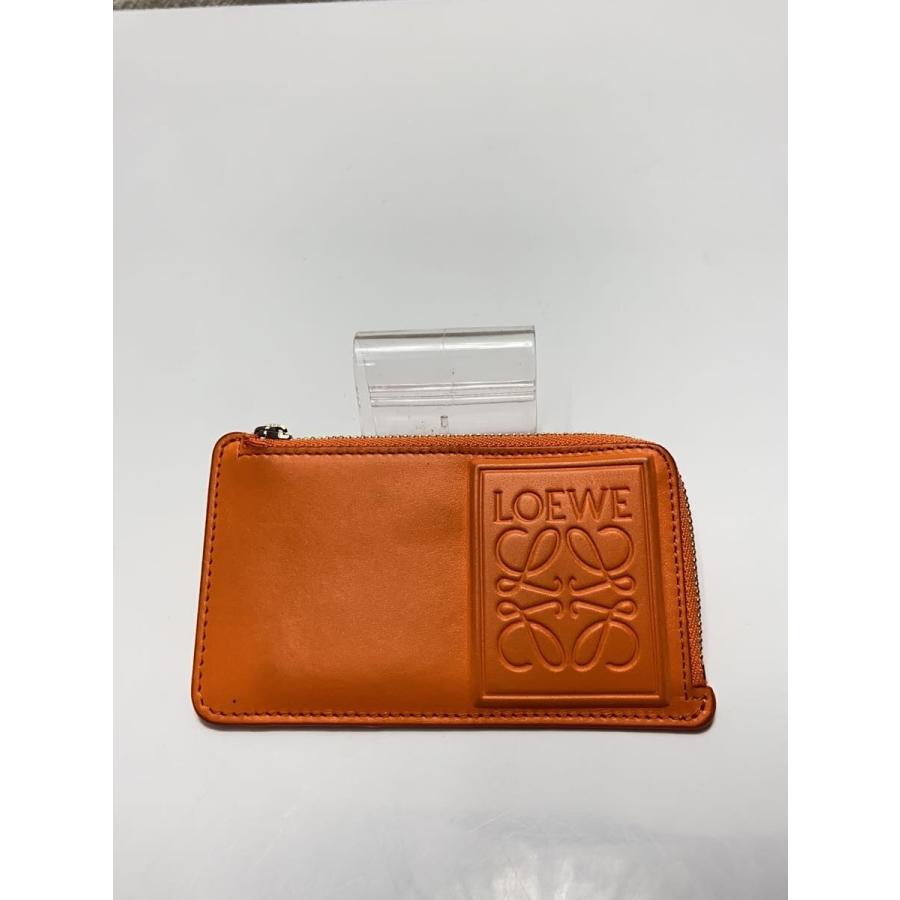 LOEWE◇カードケース/レザー/ORN/無地/レディース/C565Z40X01