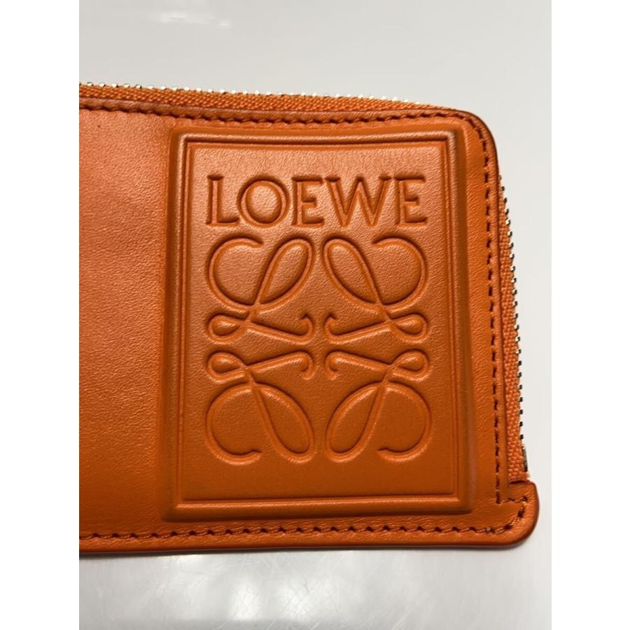 LOEWE◇カードケース/レザー/ORN/無地/レディース/C565Z40X01