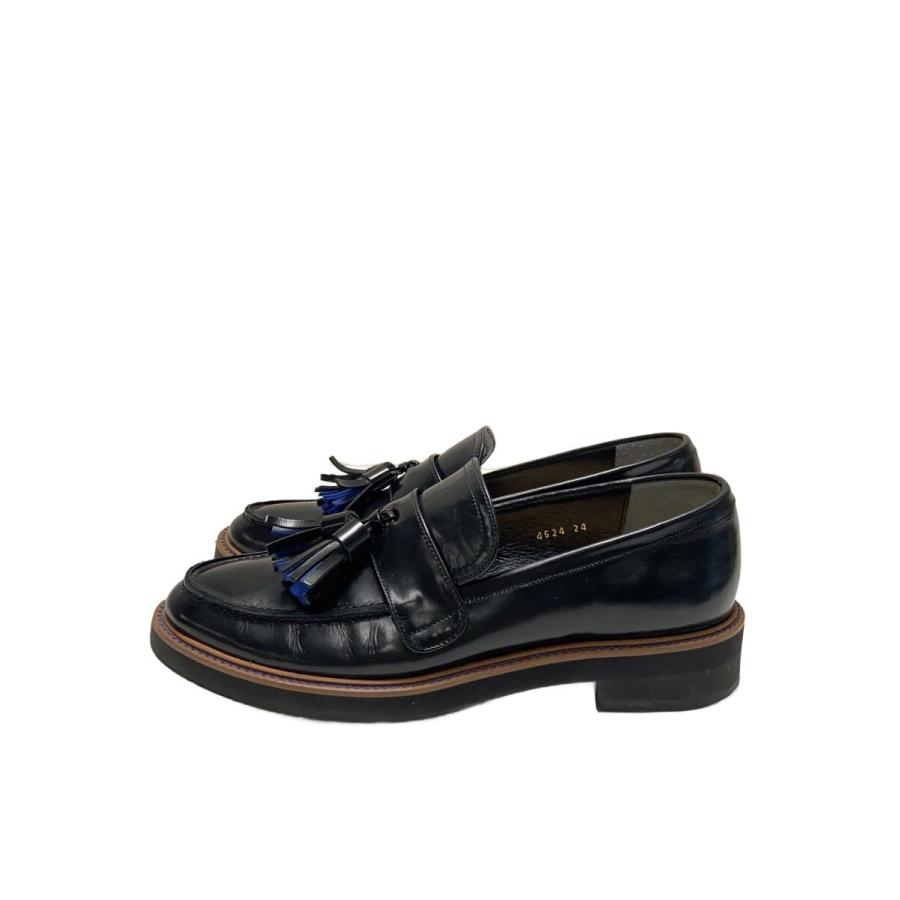 TSUMORI CHISATO◇ローファー/24cm/BLK/レザー : セカンドストリート