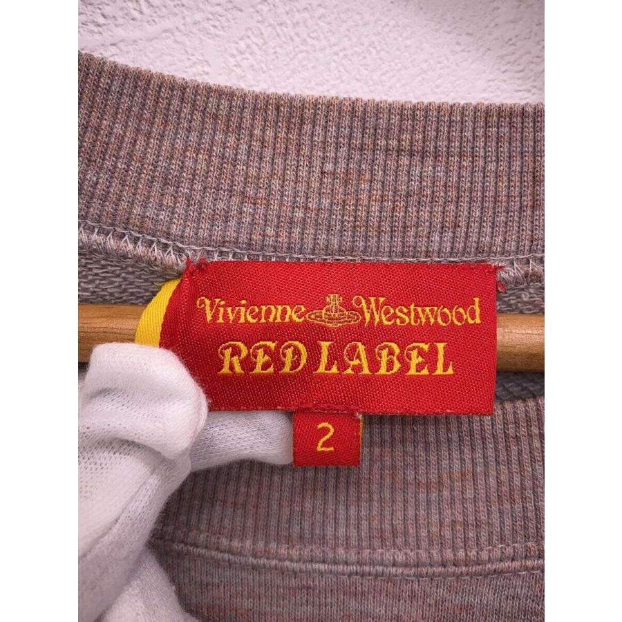日本新作 Vivienne Westwood RED LABEL◆スウェット/2/コットン/PNK/無地/357-01-35020