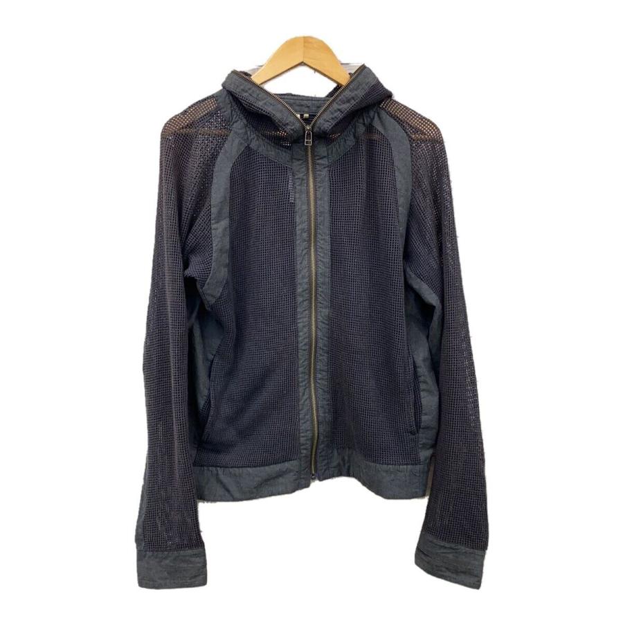 JIAN YE◇23SS/MESH HOOD/ジップパーカー/FREE/コットン/GRY 