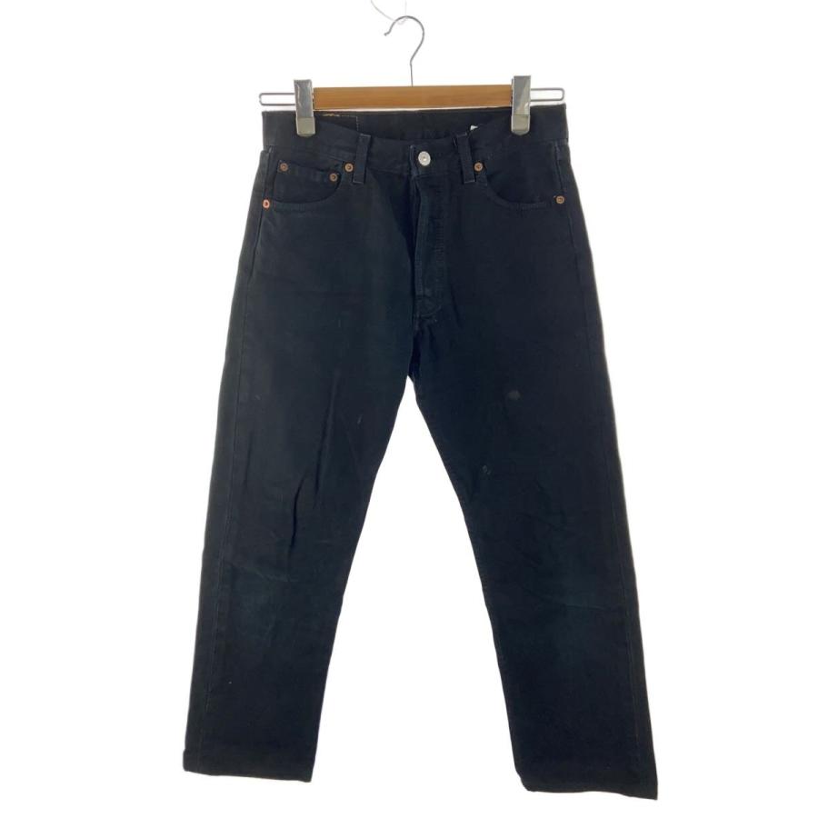 Levi's 501 UK製 イギリス製　ブラックデニム W30 L34 UK Levi's◇501/ユーロリーバイス/UK製/後染めブラック/30×34/コットン