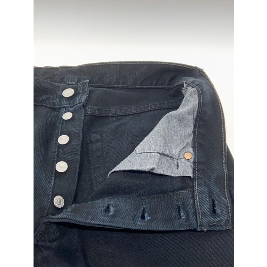 Levi's◇501/ユーロリーバイス/UK製/後染めブラック/30×34/コットン