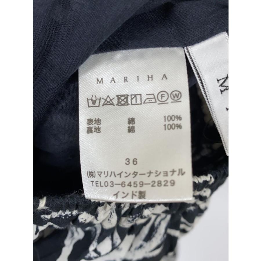 MARIHA 花柄ロングスカート 36サイズ MARIHA◇ロングスカート/36/コットン/BLK/花柄 : セカンドストリート