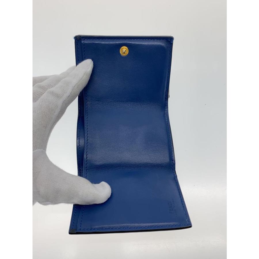 FENDI◇3つ折り財布/--/BLU/レディース// : セカンドストリートYahoo