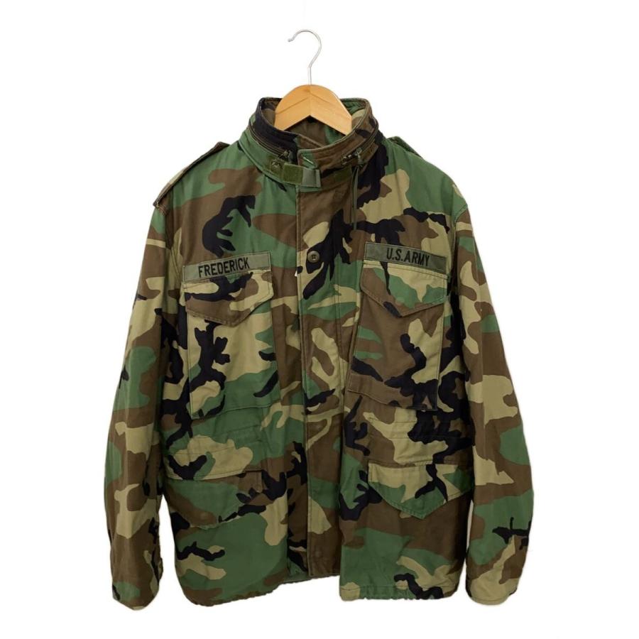 US.ARMY◇ミリタリージャケット/M/コットン/GRN/カモフラ/8415-01-099